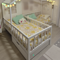 🏠 Letto Montessori Doppio a Casetta ✨