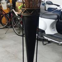 PIANTANA ETNICA + APPLIQUE CON FARETTI LED