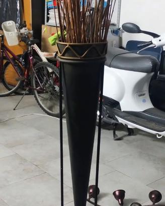 PIANTANA ETNICA + APPLIQUE CON FARETTI LED
