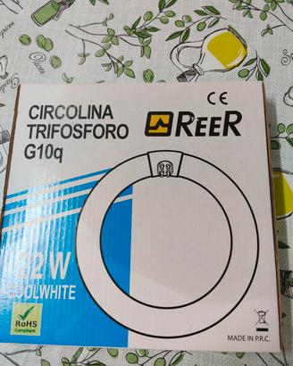 Tubo circolare fluorescente neon