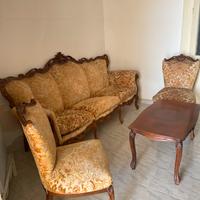 Salotto completo stile barocco vintage