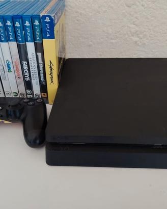 PS4 1TB + 9 giochi + controller