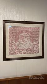 Quadro in feltro fatto a mano