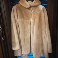 Giaccone in agnello castorato