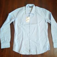 Camicia a manica lunga celeste uomo PIAZZA ITALIA.