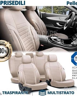 SET COPRISEDILI per AUDI A1 in PELLE Beige