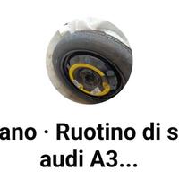 ruotino di scorta audi A3 