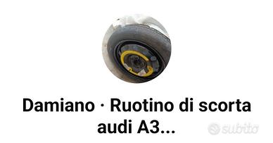 ruotino di scorta audi A3 