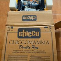 Seggiolone Chicco Mamma Double Tray-nuovo mai usat