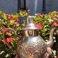 Antica Teiera Marocchina Argento 
