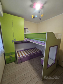 Cameretta a ponte con 2 letti