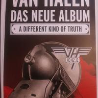 VAN HALEN 2012 PROMO POSTER - A DIFFERENT KIND OF