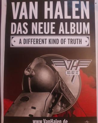 VAN HALEN 2012 PROMO POSTER - A DIFFERENT KIND OF