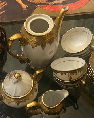 Vasetto greco+Servizio caffè ceramica bavienthal