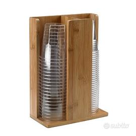 Portabicchieri in bamboo