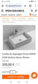 Lavabo da appoggio Union iperceramica