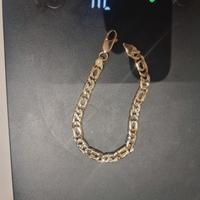 bracciale oro massiccio 18ct 24 grammi