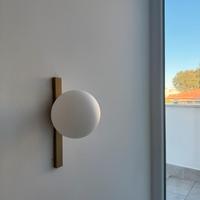 Applique metallo oro satinato sfere ENOIRE