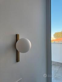 Applique metallo oro satinato sfere ENOIRE