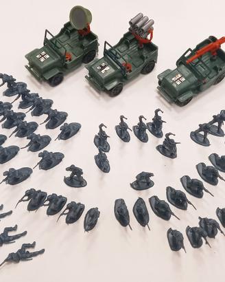 Soldatini HONG KONG 1/72 - AFRIKA KORPS con mezzi