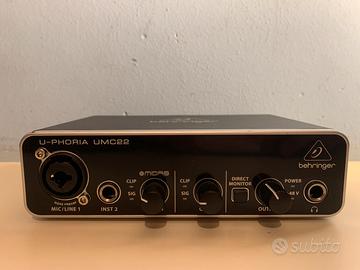 Scheda Audio Behringer UMC22 usata