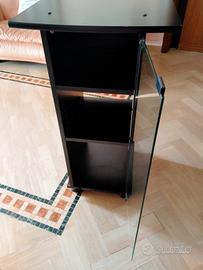 Mobile porta tv e vetrina porta oggetti 