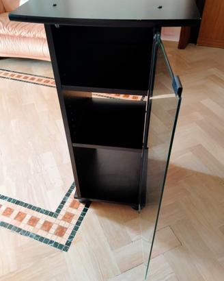 Mobile porta tv e vetrina porta oggetti 