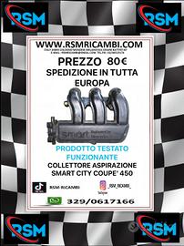 COLLETTORE ASPIRAZIONE SMART CITY COUPE 450