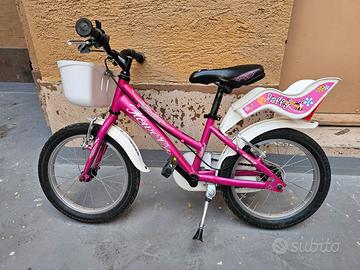 🚲 BICI bambina 16 pollici rosa (Pari al Nuovo)