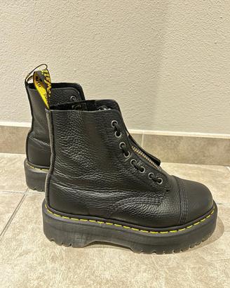 DR MARTENS STIVALI PLATFORM SINCLAIR - PELLE MORBI
