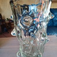 Vaso in vetro di Murano firmato Barovier & Toso 