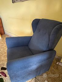 poltrona telecomandata reclinabile