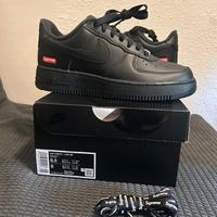 Nike Air Force 1 Low Supreme Nere, Taglia 42
