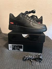 Nike Air Force 1 Low Supreme Nere, Taglia 42