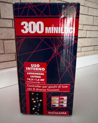 Luci led 300, bianco caldo