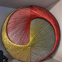 quadro stringart ying&yang