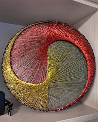 quadro stringart ying&yang