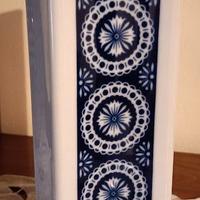 VASO VINTAGE  PORCELLANA BAVARIA FIORI STILIZZATI