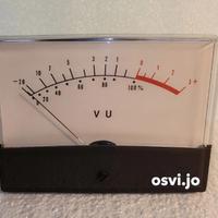 Vu Meter Analogico Retroilluminato