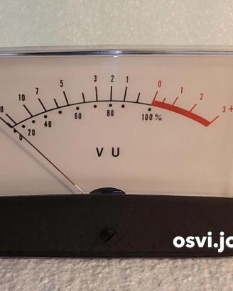 Vu Meter Analogico Retroilluminato
