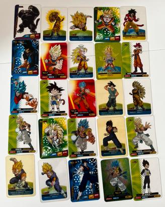 Carte dragonball in blocco