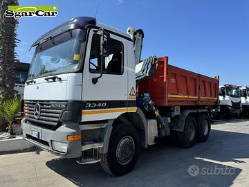 Mercedes Actros 3340 gru Cormach e ribaltabile