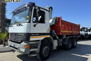Mercedes Actros 3340 gru Cormach e ribaltabile