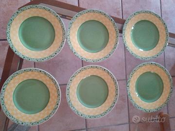 set da 6 piatti da frutta villeroy & boch Summer