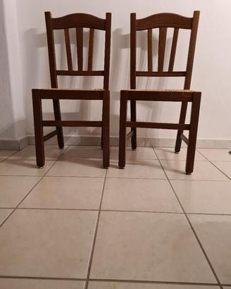 Sedie in legno