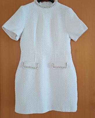 mini abito bianco