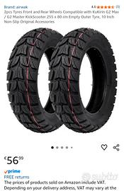 gomme x monopattino 10 pollici