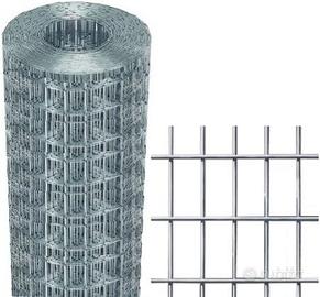 Rete Elettrosaldata Zincata 150cm 25m Maglia50x75