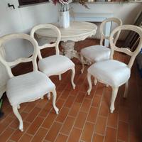 SEDIE SHABBY ANTICATE 