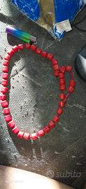 collana di corallo come nuova
